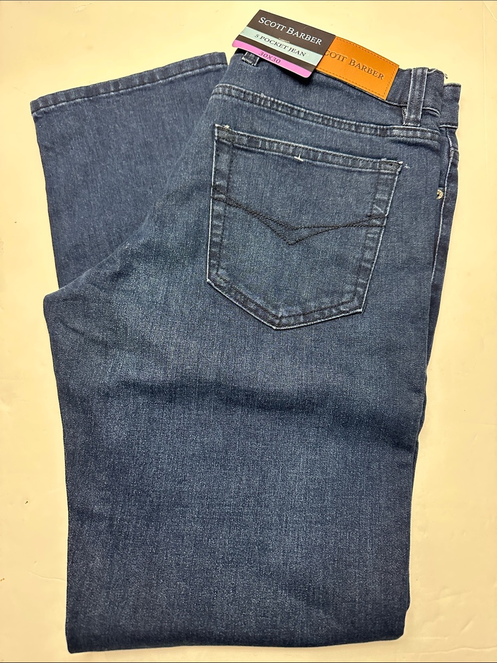 Scott barber Men’s Blue Denim Jeans
